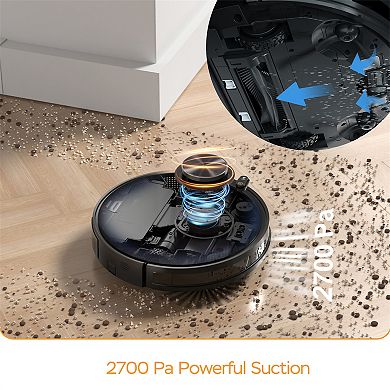 Smart L7 Robot Vacuum Cleaner And Mop, Lds Navigation, Wi-fi Connected, Selective Room Cleaning