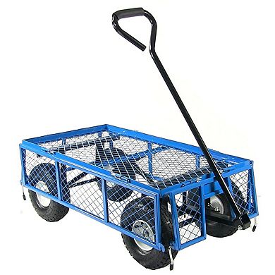 Heavy Duty Wheelbarrow Steel Log Garden Cart