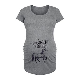 Maternity Making Magic Unicorn Graphic Tee