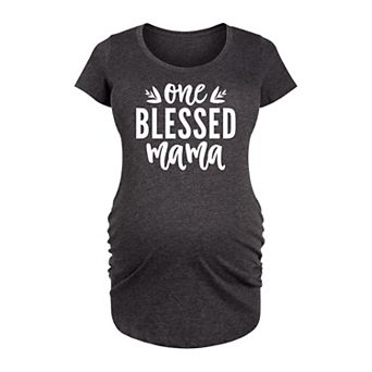 Maternity One Blessed Mama Graphic Tee