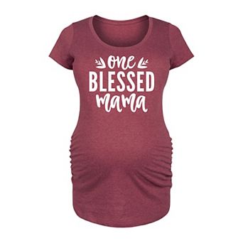 Maternity One Blessed Mama Graphic Tee