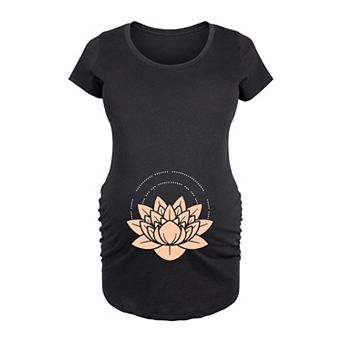 Maternity Lotus Graphic Tee