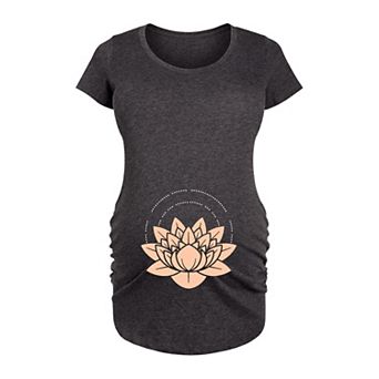 Maternity Lotus Graphic Tee