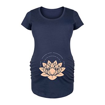 Maternity Lotus Graphic Tee
