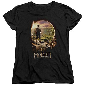 The Hobbit Hobbit In Door Short Sleeve Womens T-shirt