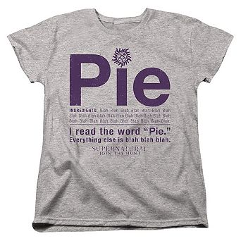 Supernatural Pie Short Sleeve Women´s T-Shirt