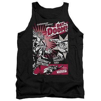 Superman Day Of Doom Adult Tank Top