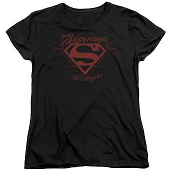 Superman La Short Sleeve Womens T-shirt