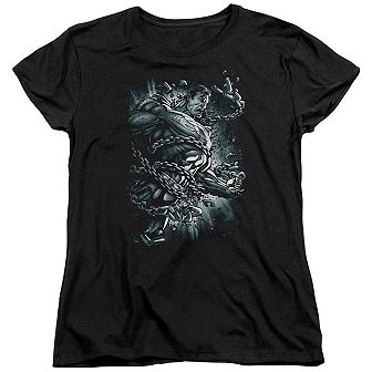 Superman Break Free Short Sleeve Womens T-shirt