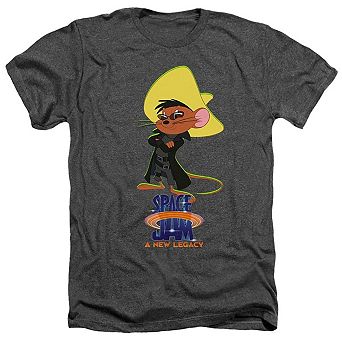 Space Jam 2 Speedy Matrix Adult Heather T-shirt