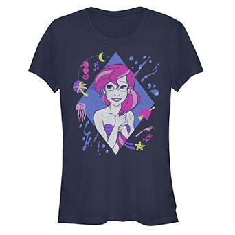Juniors' The Little Mermaid 90s Ariel Graphic Tee