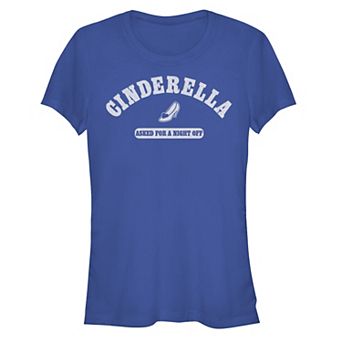Juniors' Cinderella Asked For A Night Off Graphic Tee