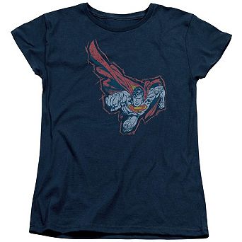 Superman Scribble & Soar Short Sleeve Womens T-shirt
