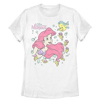 Disney's The Little Mermaid Juniors' Ariel And Friends Graphic Tee