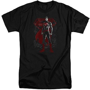 Superman Aftermath Short Sleeve Adult Tall T-shirt