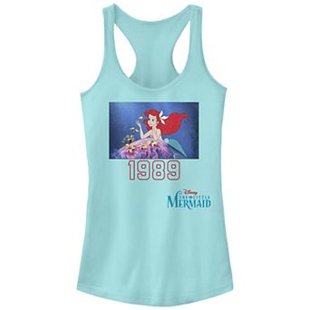 Juniors' The Little Mermaid 1989 Racerback Graphic Tank Top