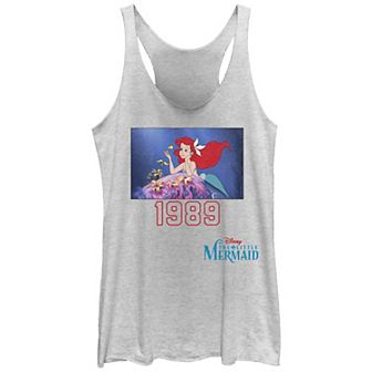 Disney's The Little Mermaid Juniors' 1989 Tri-Blend Racerback Tank Top