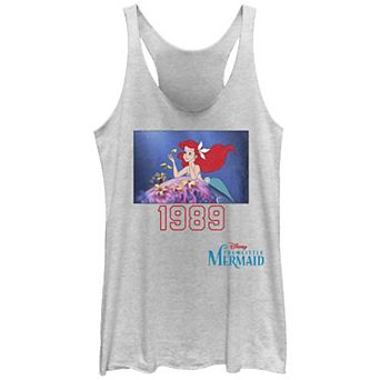 Disney's The Little Mermaid Juniors' 1989 Tri-Blend Racerback Tank Top