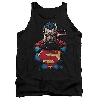 Superman Displeased Adult Tank Top