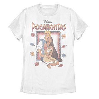 Juniors' Pocahontas And John Smith Poster Graphic Tee