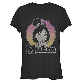 Disney's Mulan Juniors' Head Stamp Graphic Tee