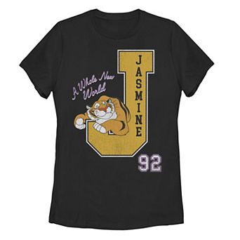 Juniors' Aladdin Rajah Dreaming Graphic Tee