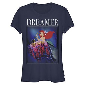 Juniors' The Little Mermaid Dreamer Graphic Tee