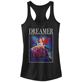 Juniors' The Little Mermaid Dreamer Racerback Graphic Tank Top