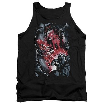Superman Heat Blast Adult Tank Top