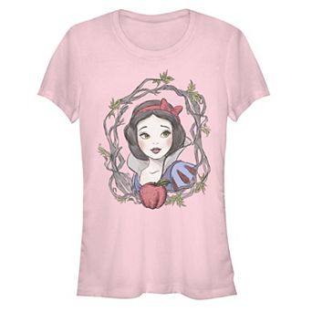 Disney's Snow White And The Seven Dwarfs Juniors' Branch Frame Graphic Tee