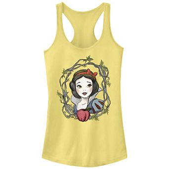 Juniors' Snow White And The Seven Dwarfs Branch Frame Racerback Graphic Tank Top