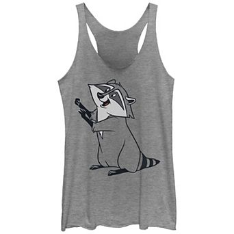 Disney's Pocahontas Juniors' Big Meeko Tri-Blend Racerback Tank Top