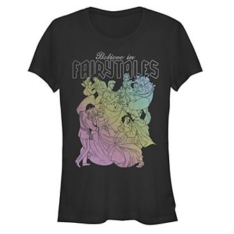 Disney Princess Juniors' Believe In Fairy Tales Graphic Tee