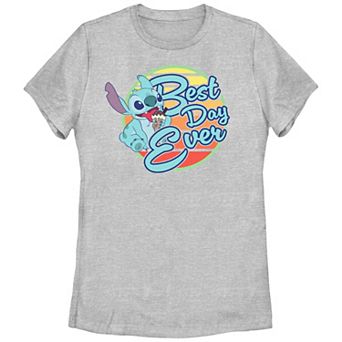 Disney's Lilo & Stitch Best Day Ever Stitch Juniors' Graphic Tee
