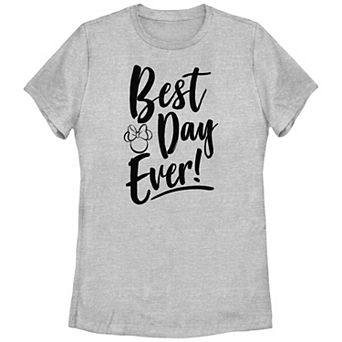 Disney's Minnie Mouse Best Day Ever Juniors' Graphic Tee