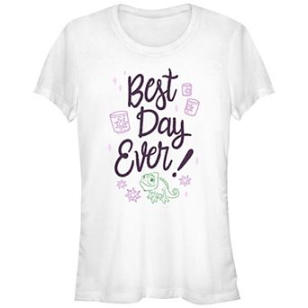 Disney's Tangled Pascal Best Day Ever Juniors' Graphic Tee