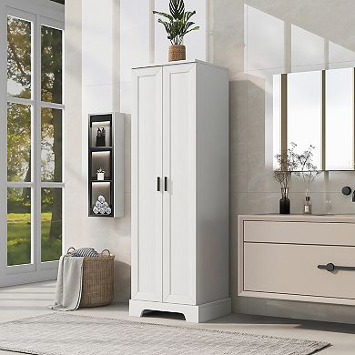 Merax Storage Cabinet with Two Doors for Bathroom