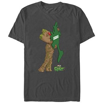 Men's I Am Groot Car Refresher Smeller Groot Graphic Tee