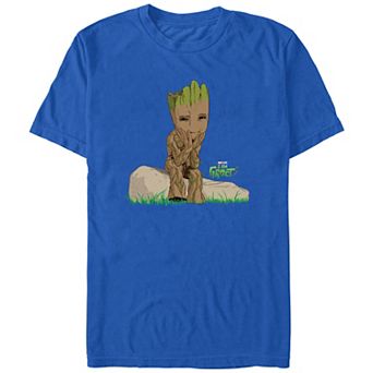 Men's I Am Groot Thinking Groot Graphic Tee