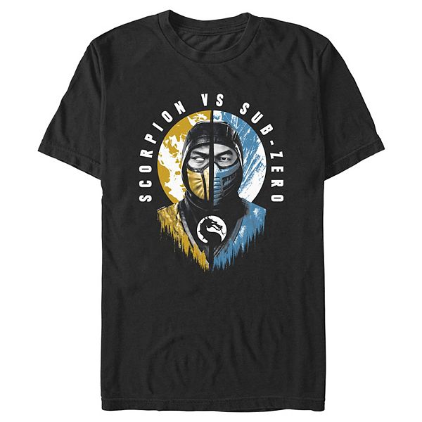 Men's Mortal Kombat Scorpion vs Subzero Graphic Tee