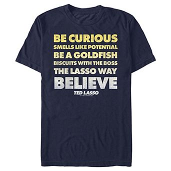 Men's Ted Lasso Quote Stack Graphic Tee