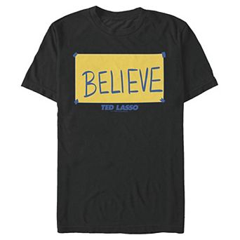 Men's Ted Lasso Believe Sign Graphic Tee