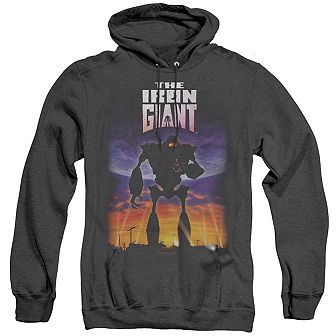 Iron Giant Poster Adult Heather Hoodie