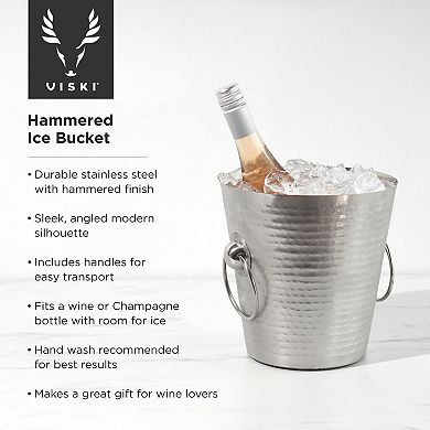 Hammered Ice Bucket By Viski