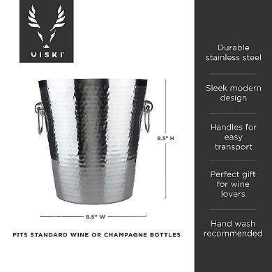 Hammered Ice Bucket By Viski