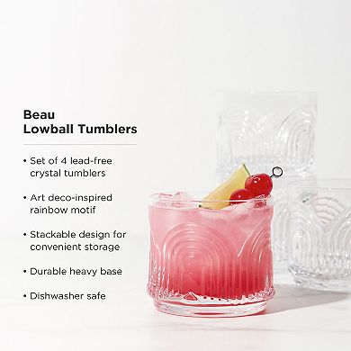 Beau Lowball Tumblers Set Of 4 By Viski