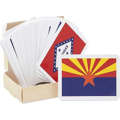 50 Us State Capital Flash Cards For Kids Teachers Classrooms Teaching 2.5x3.5”