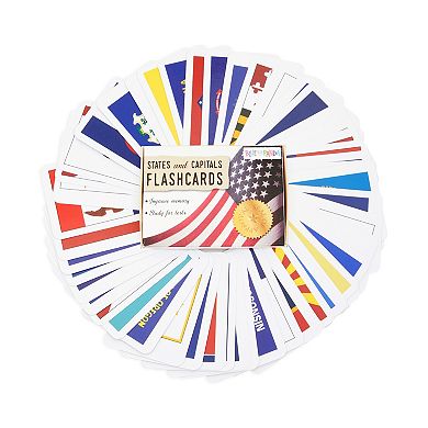 50 Us State Capital Flash Cards For Kids Teachers Classrooms Teaching 2.5x3.5”