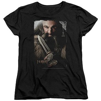 The Hobbit Dwalin Short Sleeve Womens T-shirt