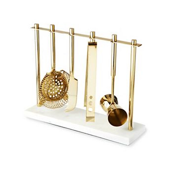 Gold & Marble Bar Tool Set By Twine